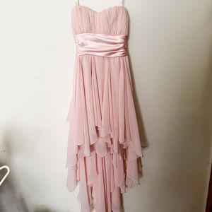 B. Darlin light pink strapless dress